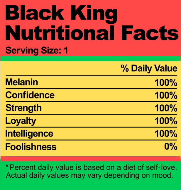 Black King Nutritional Facts African American History Month