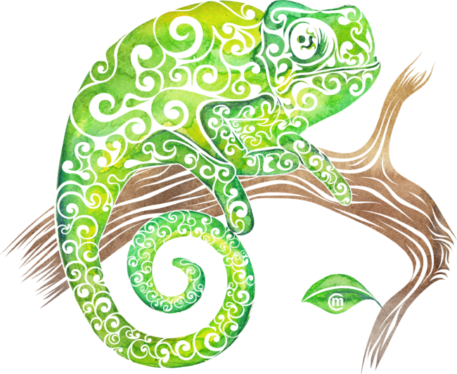 Swirly Chameleon