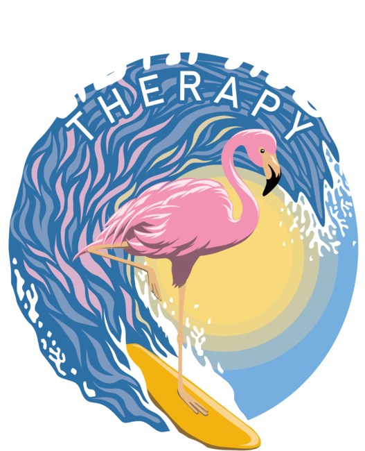 Flamingo Surfing Therapy