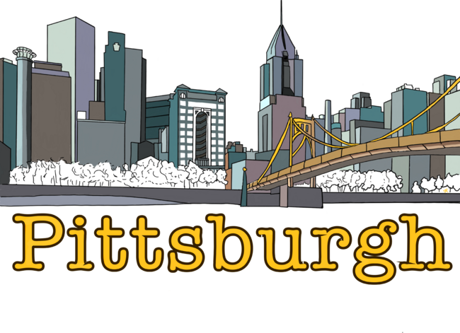 Pittsburgh Skyline Original Design