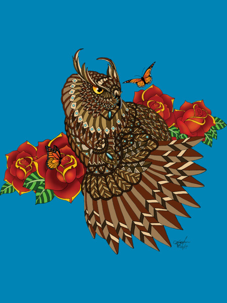 Summer Rose Owl