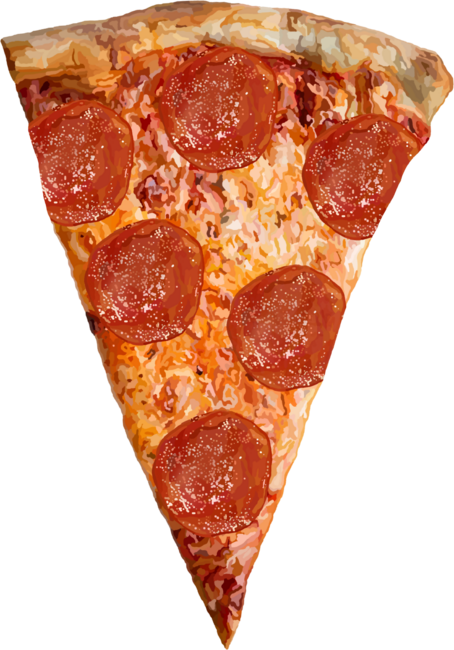Pepperoni NY Style Pizza Slice