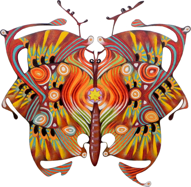 Tribal butterfly