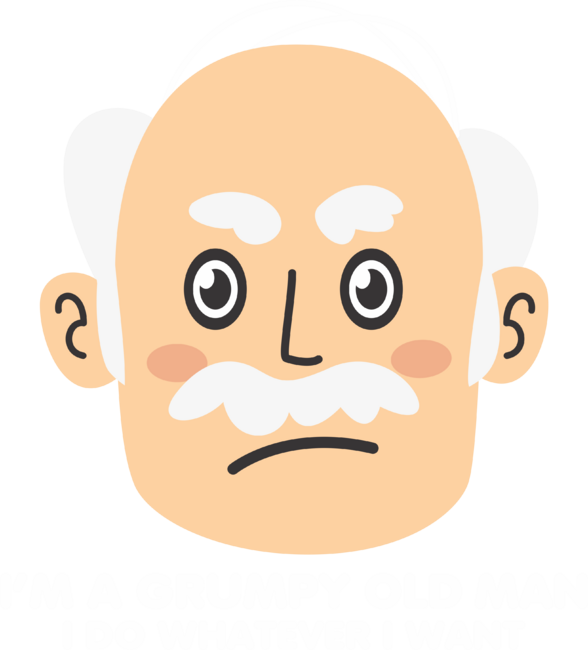 funny grumpy old man grandpa