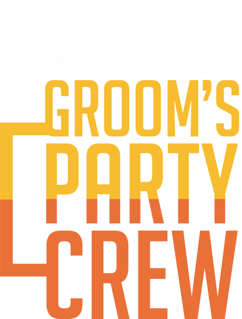 Groom's party crew funny bachelor party men's