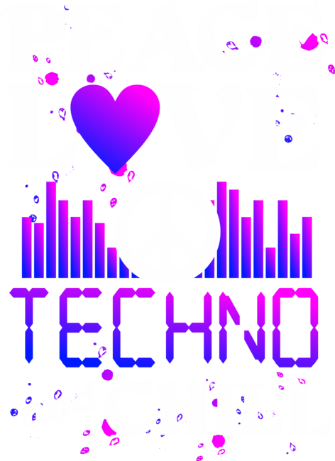 Peace love techno and chill techno music festival