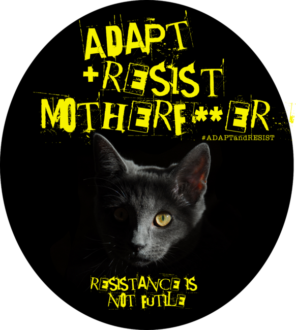 Adapt &amp; Resist Motherf**ker (Men's T-Shirt)
