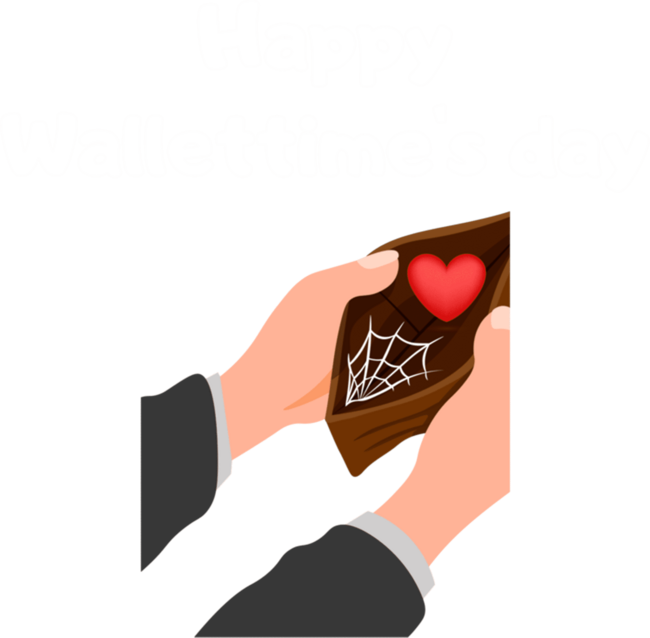 Happy Wallettime's day Valentines Day