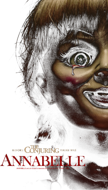 Annabelle Before There Was The Conjuring Poster by Annabelle