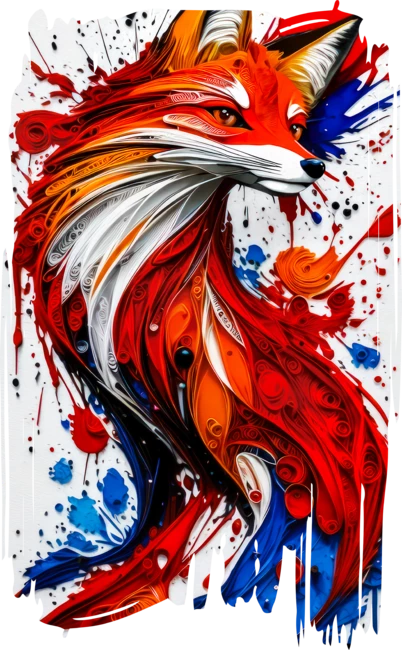 Red Fox Splash by alnavasord