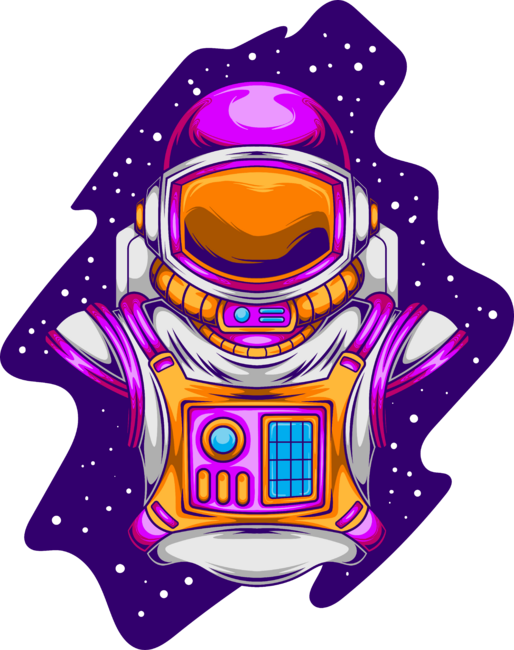 Space Time Astronaut by harrisaputra