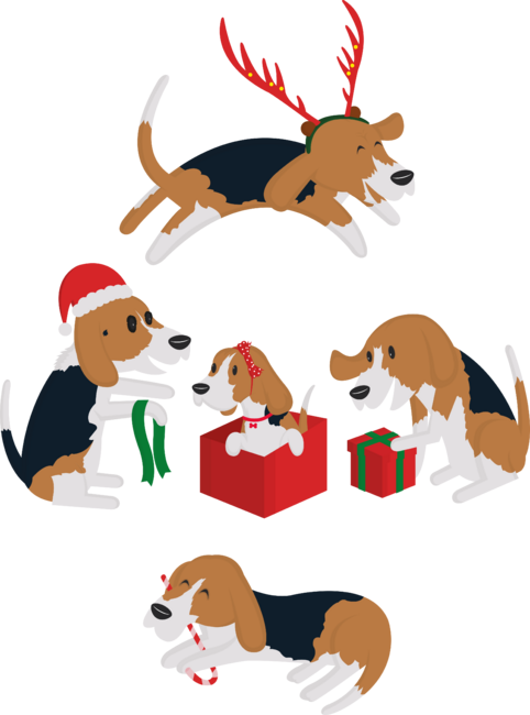 Beagle christmas by Raimonds