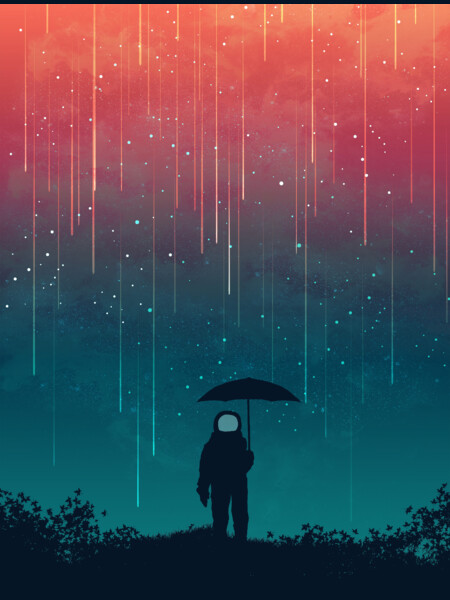 Cosmic downpour by radiomode