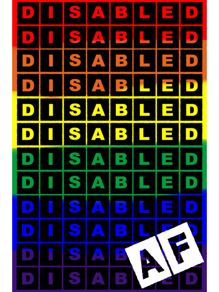 Rainbow Disabled AF (Art Print)