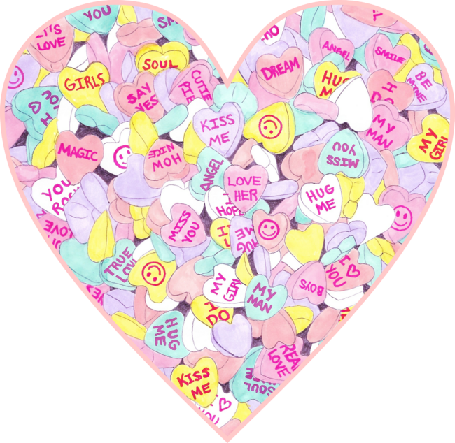 Candy Hearts (Sweet Hearts-inspired)