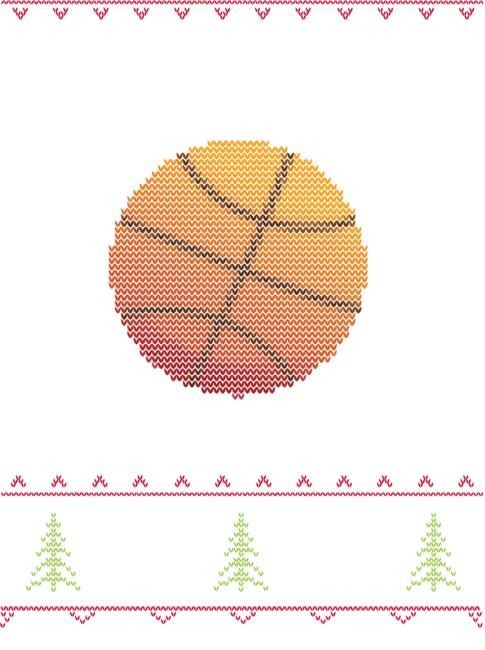 Basketball Ugly Sweater Christmas