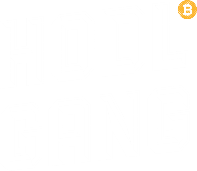 Funny HODL GANG quote Bitcoin logo