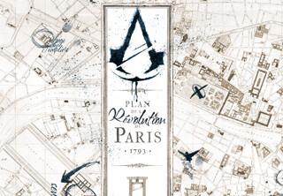 This design relies on the use of symbols and representative logos. Avoiding the use of characters and scenarios, I prefer to work on iconic representations.
So I created a design that stays within these criteria and that can suggest in a very simple and intuitive way some elements of Assassin's Creed Unity and some of the concepts of its story. In this case the symbols we are talking about are the revolution, the guillotine, Paris and of course the Assassins and Templars.

The idea is to represent a hypothetical map used by the Assassins to mark their mission objectives and battle plans.
I converted to the t-shirt an old  plan de la ville of that period, making it the complementary background to the descriptive frontispiece of the map that is the central part. All the details symbolize the revolution sense of of that era and the Assassins missions.
The frontispiece is modified, compared to its original version, with an Assassin crest added entirely by hand simulating the INK of that era, as well as the word "révolution", which replaces the word "ville", manually scraped off.
The year for the Plan de la Ville is 1793, because it represents an important moment of the revolution, the Reign of Terror.
As a decoration there is a guillotine (redesigned in the same style), symbol of the terror of those years.
On the map (both front and back) we can find notes and marks made by the Assassins about their missions (that are perfectly readable on the t-shirt, even if they are not in the preview pictures). Among the various notes on the map we can see some that recall known events from Unity which were shown in some demos and trailers up until now.(like the storming of the Bastille, the gallows for Elise and the demo in Notre Dame)

A shirt with a simple setup aimed to suggest some fundamental elements of the game.