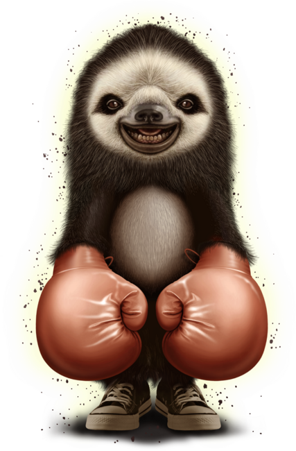 SLOTH THE BOXER 2018 by ADAMLAWLESS