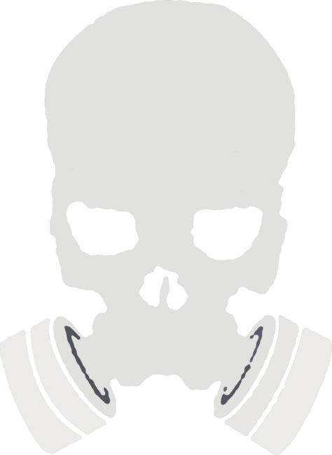 Gas mask skull