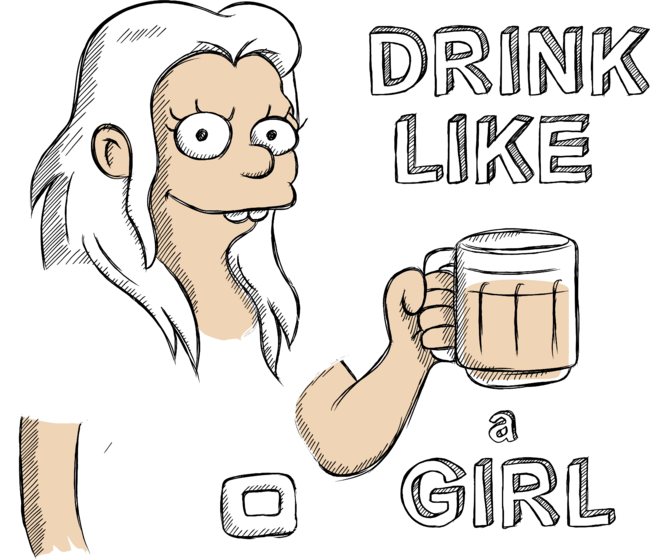 Drink like a girl