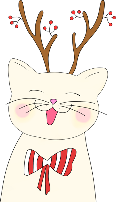 Christmas cat by Rasheb