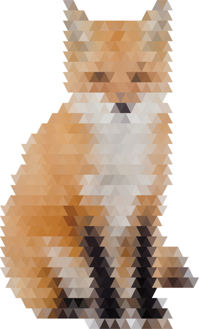 Abstract Fox by Britaly
