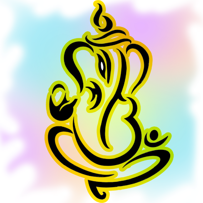 Multi Colored Lord Ganesha