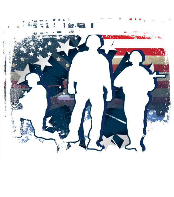 Vietnam Veterans Daughter White American Flag