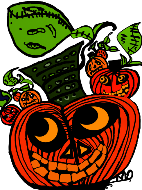 Halloween Pumpkin Stacking by Mobooksnart