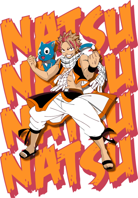 Natsu Dragneel fairy tail cool anime by Rondes
