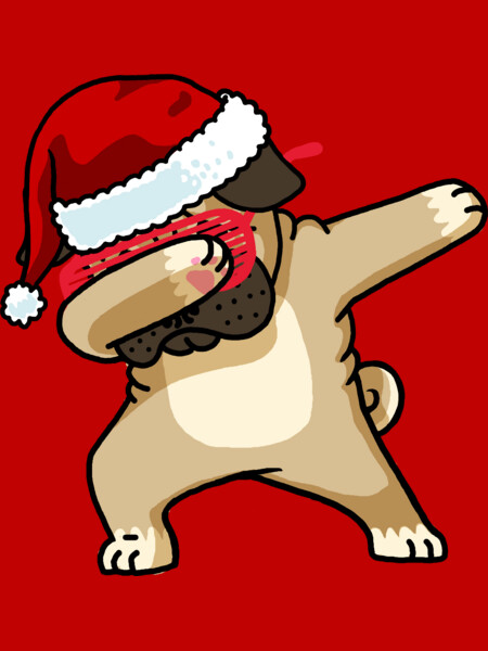 Dabbing Pug Shirt Cute Pug Dab Shirt Christmas Pugly Sweater 2