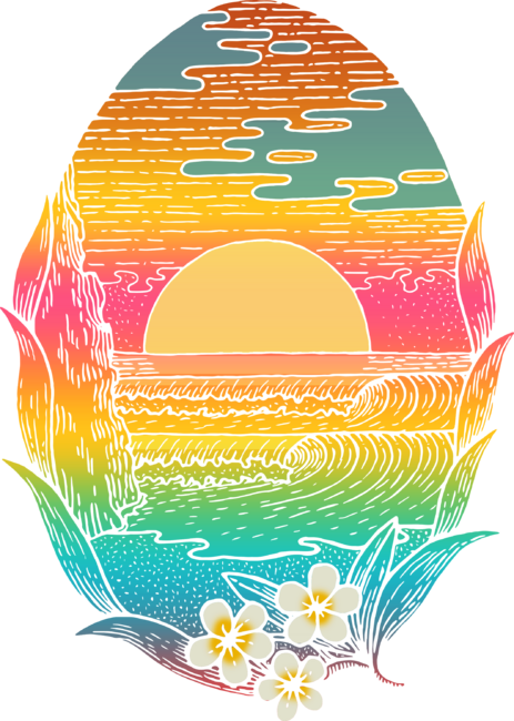 Tropical Beach Summer Sunset