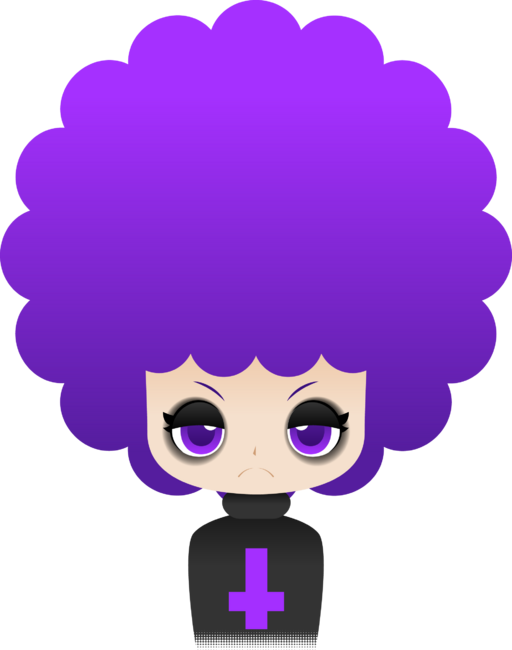 Gothic Afro girl