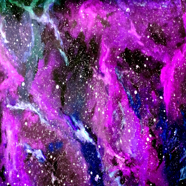 Galaxy in pink