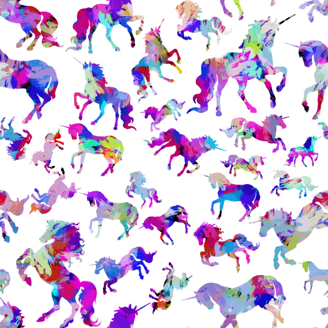 Watercolor Unicorns