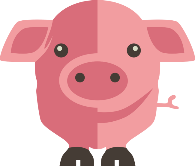 cute pig by gupikus