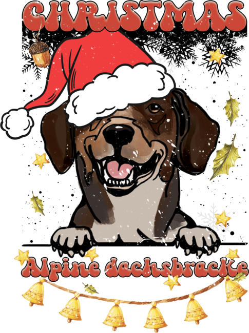 Merry Christmas Alpine Dachsbracke