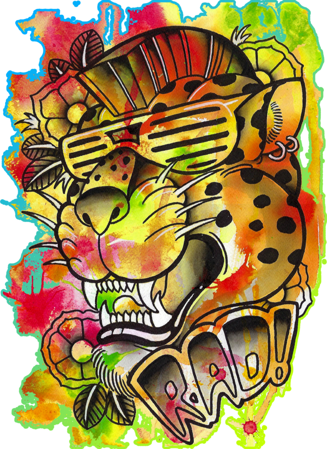 Rad Leopard by TimPangburn