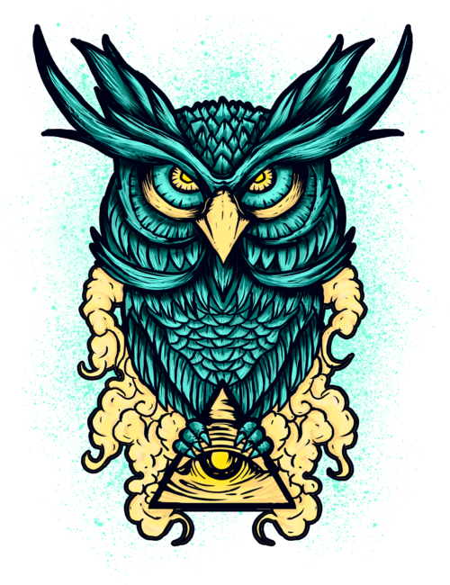 Illuminati Owl Tatto Tshirt