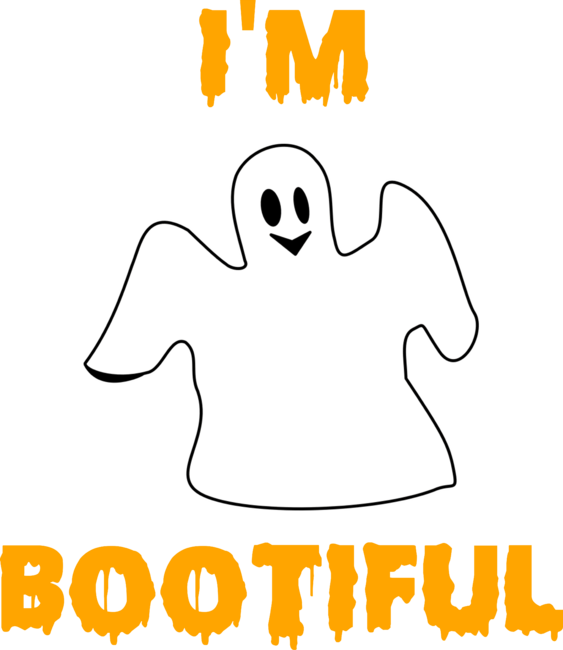 I'm Bootiful Halloween Ghost Shirt