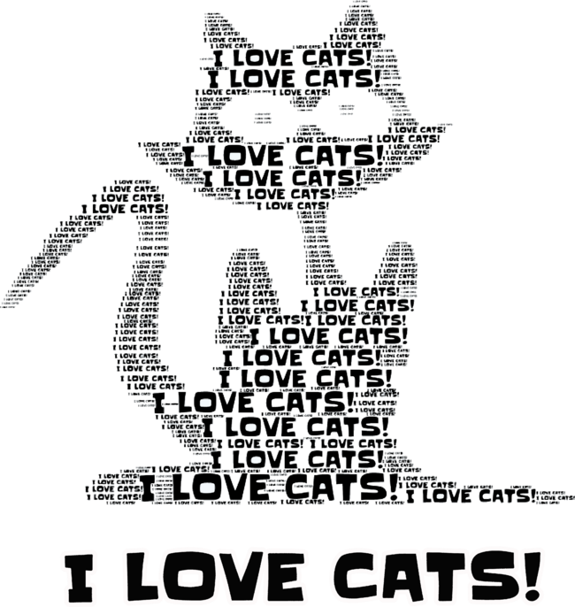 CUTE KITTY CATS! FUNNY I LOVE CATS T-SHIRT by BRANDNEWTEEZ