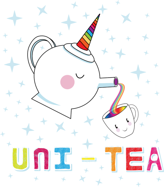 Uni-Tea - Cute Unity Rainbow Tea Pot &amp; Cup