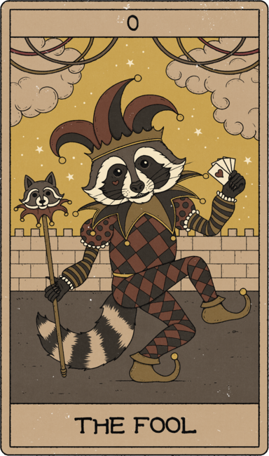 The Fool - Raccoons Tarot