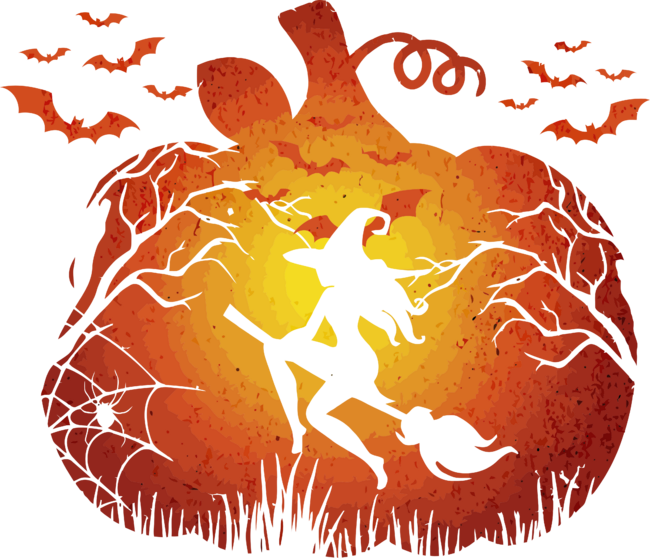 Witch Halloween Costume Pumpkin