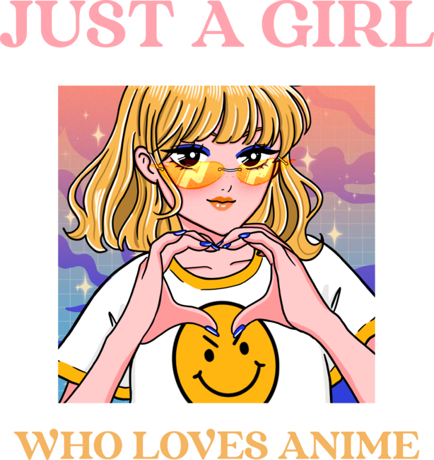 just a girl who loves anime cute art