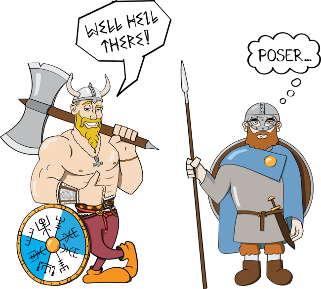 Historically accurate viking is not impressed
