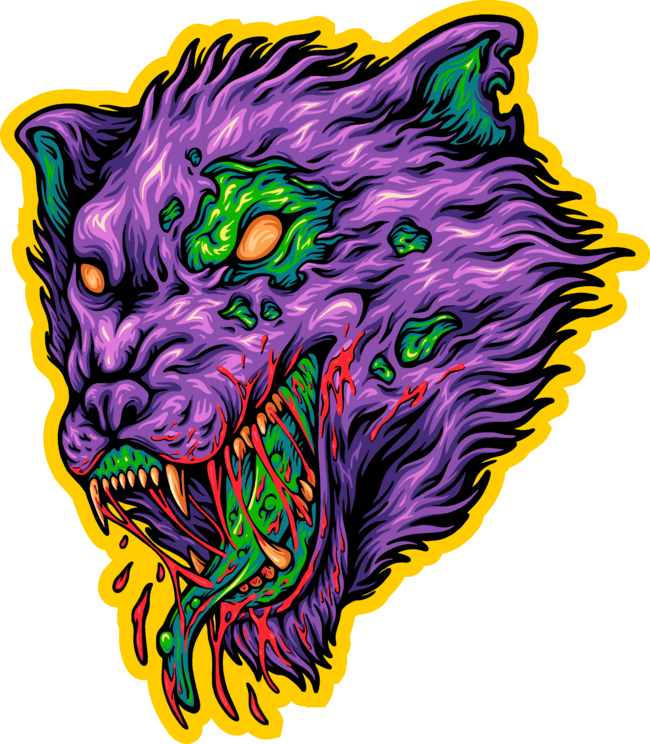 Scary werewolf head apparel design by ArtGraris
