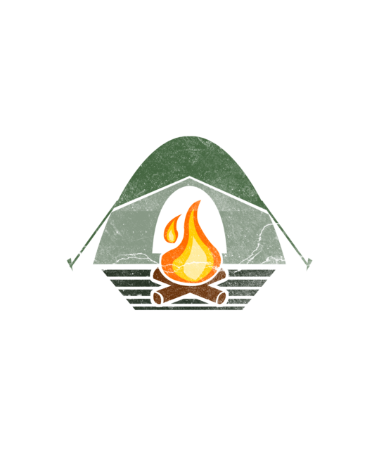 Say Yes To Adventure happy camper shirt or climbing shirt
