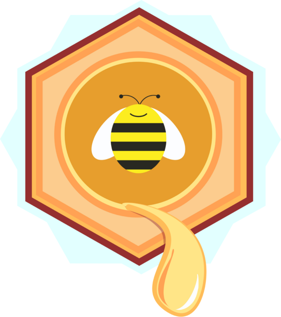 bee and honey